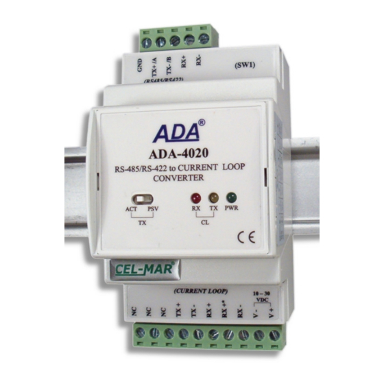 CEL-MAR ADA-4020 Series User Manual
