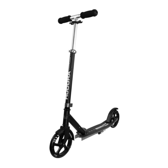 Hudora Bold Wheel S Instructions On Assembly And Use