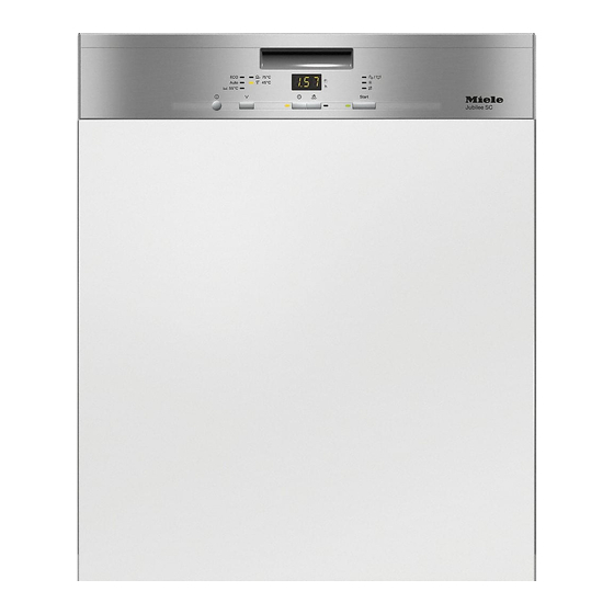 Miele G 4930 SCi Operating Instructions Manual