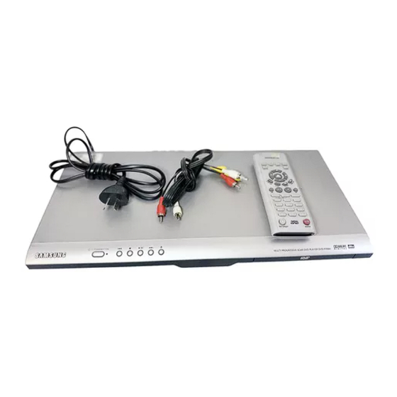 Samsung DVD-P350H User Manual