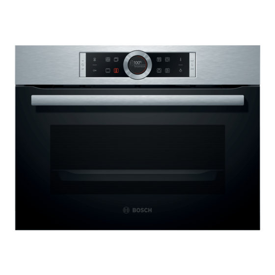 Bosch CBG635B 3 Series Instruction Manual