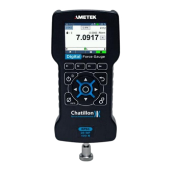 Ametek Chatillon DF3 Series Manual