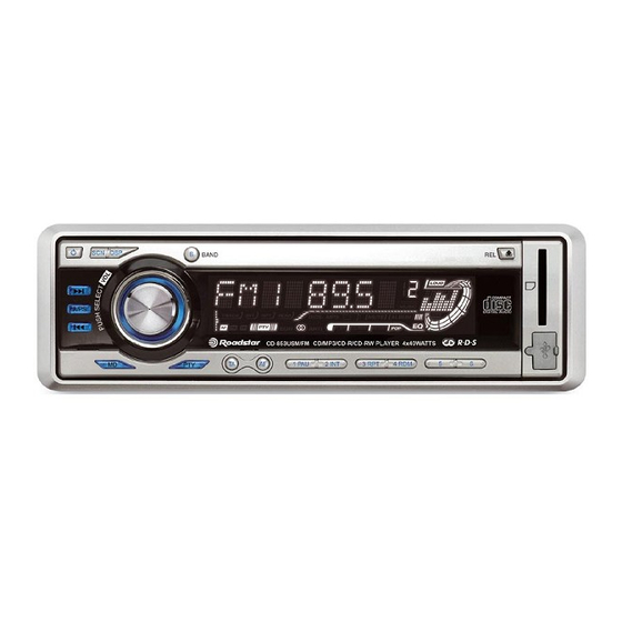 Roadstar CD-853USMP/FM Manuals