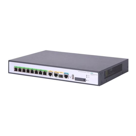 HP MSR Series Configuration Manual