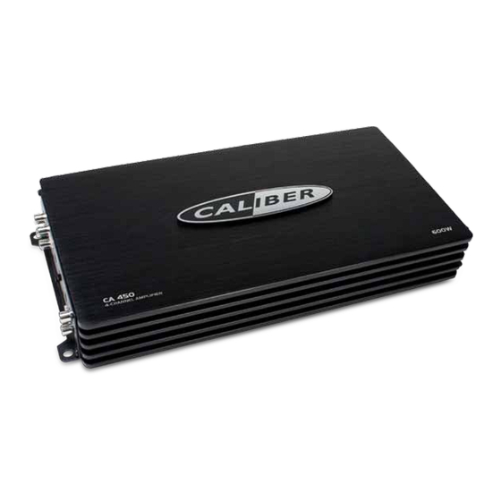 Caliber CA 450 User Manual
