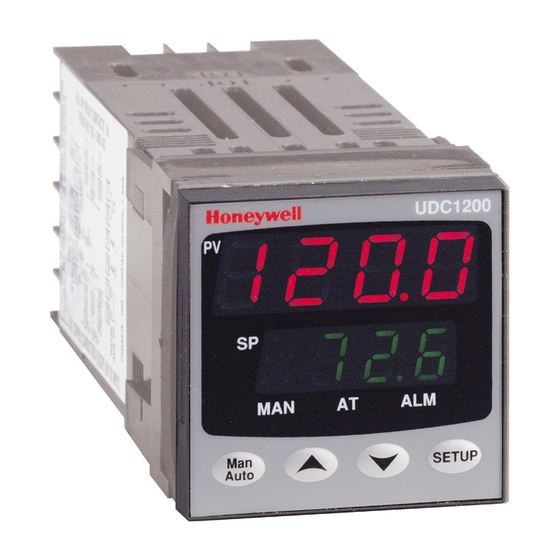 Honeywell Micro-Pro UDC1200 Startup Manual