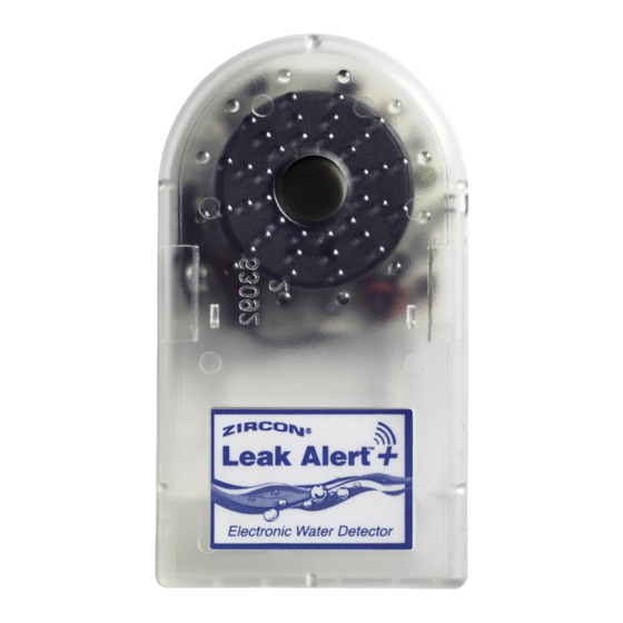 Zircon Leak Alert + Quick Start Manual