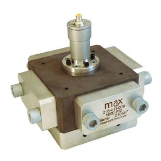 Max Machinery 213 Operational Manual