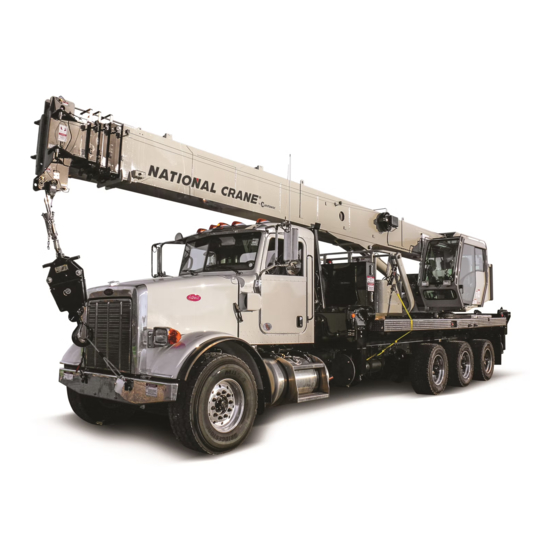 Manitowoc NATIOMAL CRANE NBT40-1 Manual