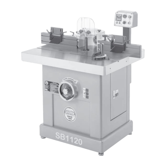 User Manuals: South Bend Tools SB1119 Spindle Shaper