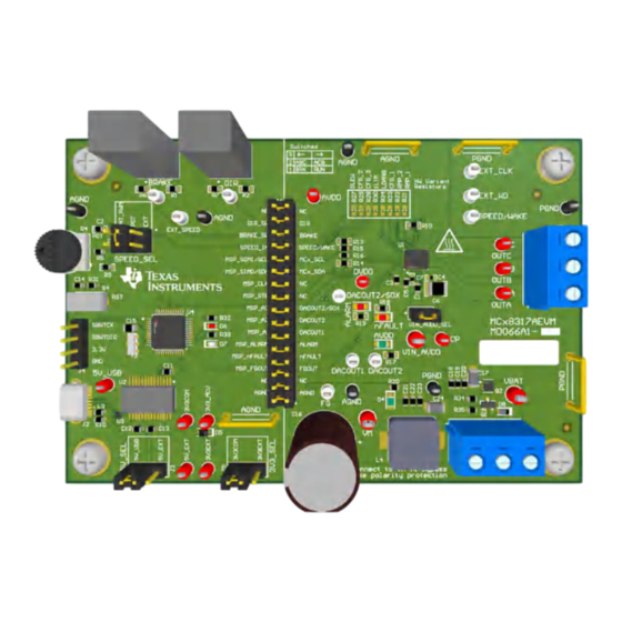 Texas Instruments MCT8317 User Manual