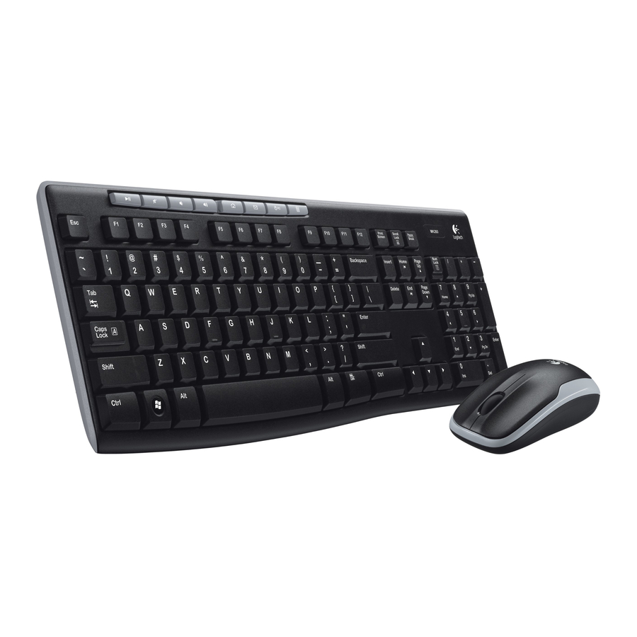 Logitech Wireless Combo MK260 - Keyboard/Mouse Getting Started