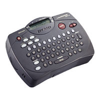 Dymo LabelManager 100 Instructions For Use Manual