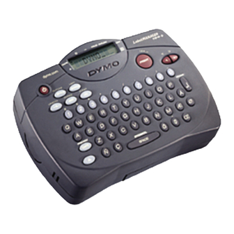 Dymo LabelMANAGER 100 Instructions For Use Manual