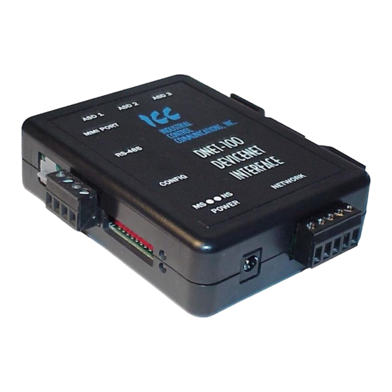 ICC DNET-100 User Manual