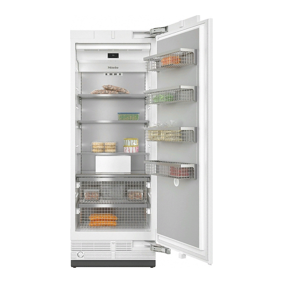 Miele F 2811 Vi Operating And Installation Instructions