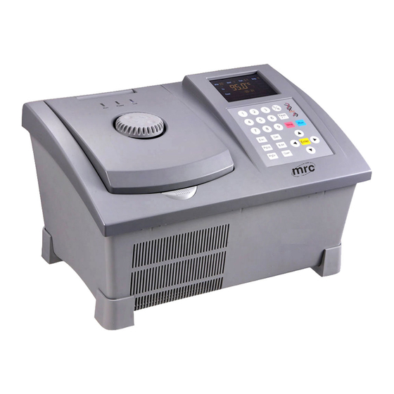 MRC PCR-300 Operation Manual