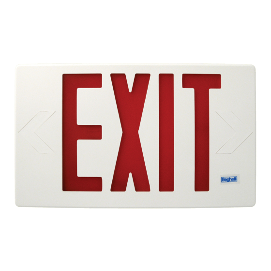 Beghelli Esco Exit Instructions