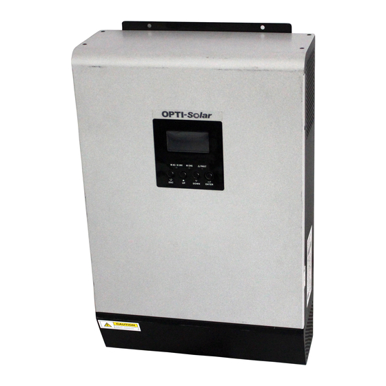 opti-solar Sp4000 Premium User Manual