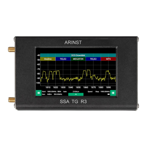 Kroks Arinst SSA-TG R3 Manual