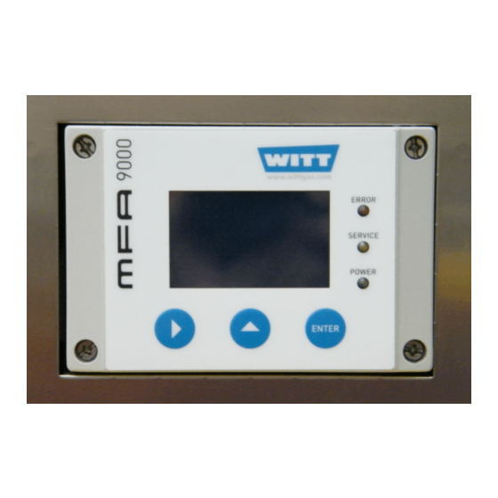 Witt MFA 9000 Instruction Manual