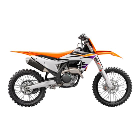 KTM 250 SX-F 2023 Owner's Manual