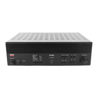 Adcom GSP-560 Owner's Manual