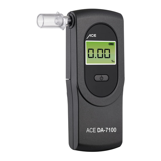 ACE INSTRUMENTS DA-7100 Operating Instructions Manual
