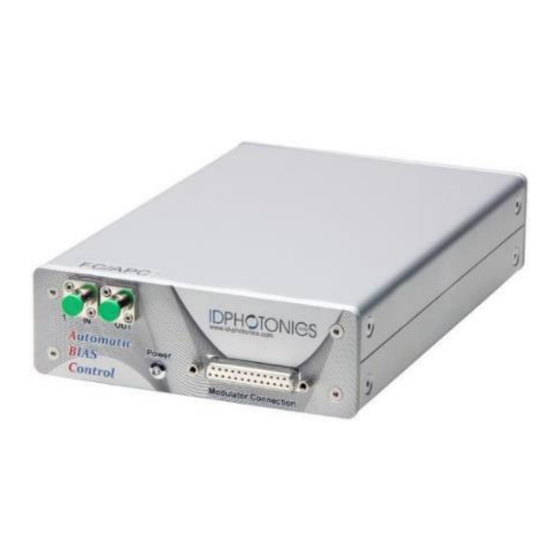ID Photonics ABC-BPC-1 Series User Manual