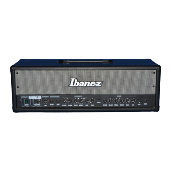 Ibanez Tone Blaster 100H Manuals