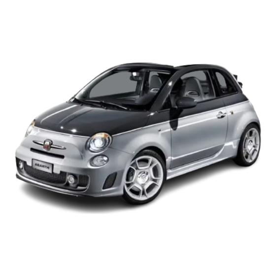 Abarth 500C User Manual