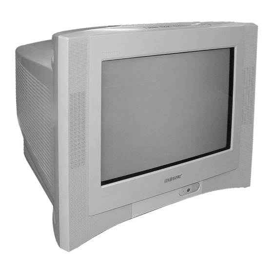 Sony TRINITRON KV-AR14M80 Service Manual