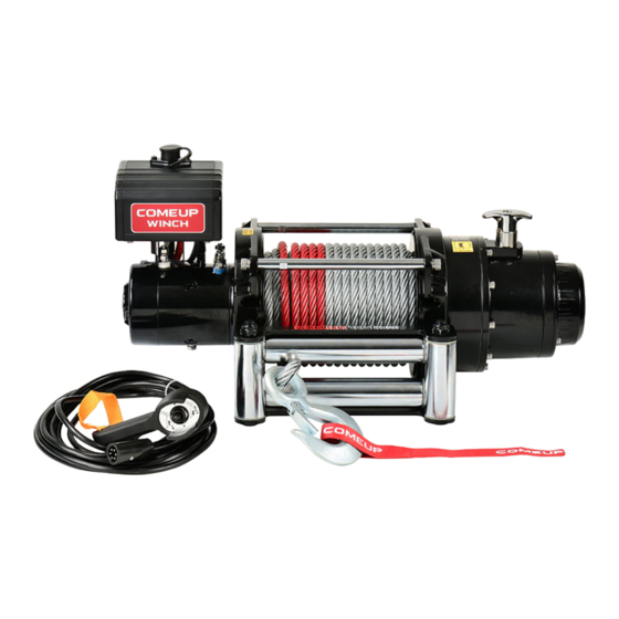 Comeup Winch DV-12 light Manual