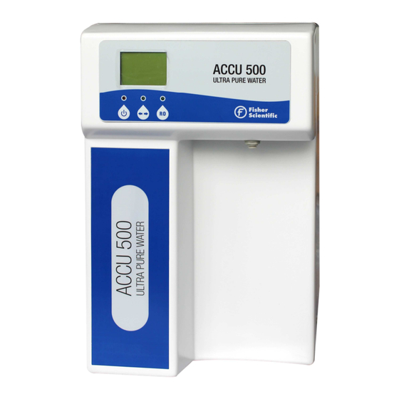 Fisherbrand Accu500 Instruction Manual