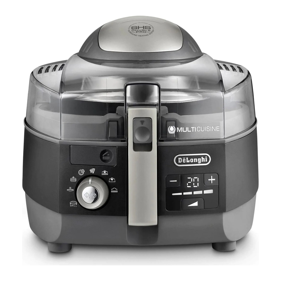 DeLonghi MultiCuisine FH1396 Hot-air Fryer Manual