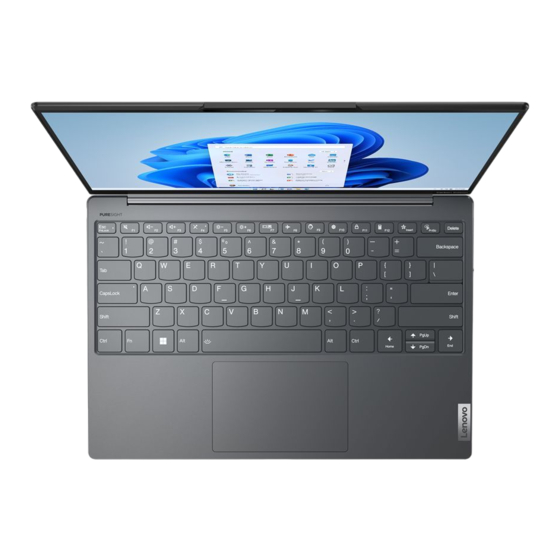 Lenovo Slim 7 Carbon Manuals