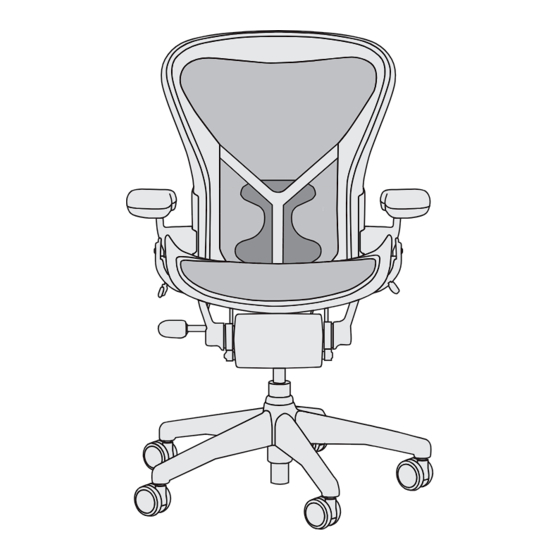 SYSTEMS Remanufactured Herman Miller Aeron Quick Start Manual