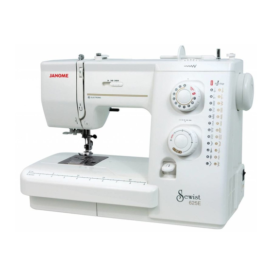 Janome 625E Service Manual