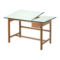 Alvin Split Top Drafting Tables Titan II Assembly Instructions