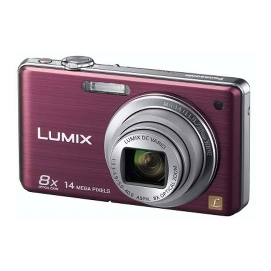 Panasonic Lumix DMC-FS33 Basic Operating Instructions Manual
