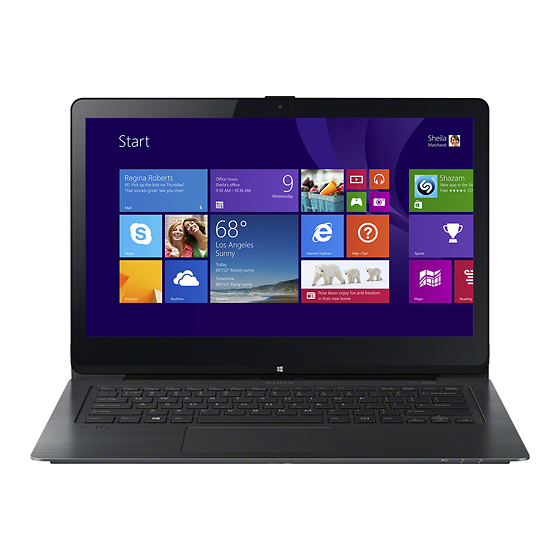 Sony VAIO Fit 13A Manuals