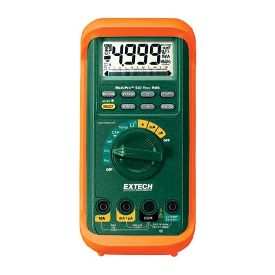 Extech Instruments MultiPro MP510 User Manual