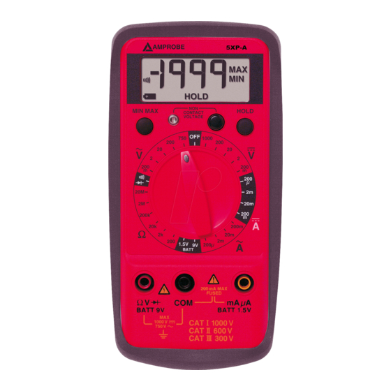 Amprobe 5XP-A User Manual