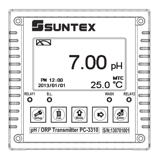Suntex PC-3310 Operation Manuals