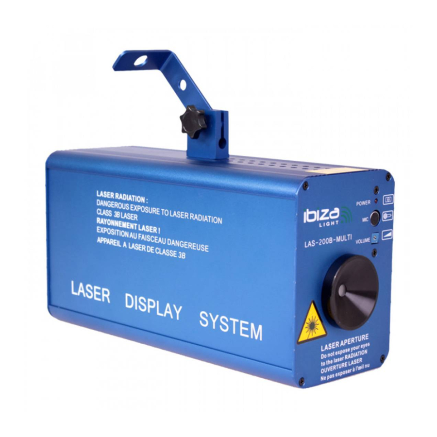 Ibiza LAS200B-MULTI User Manual