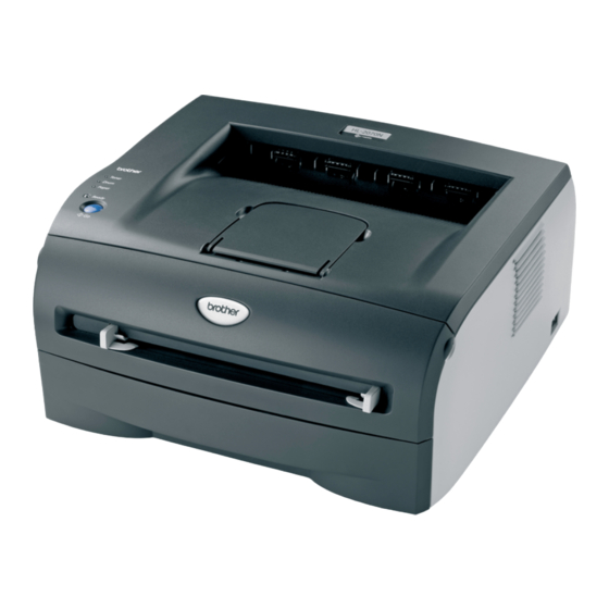 Brother HL 2070N Quick Setup Manual