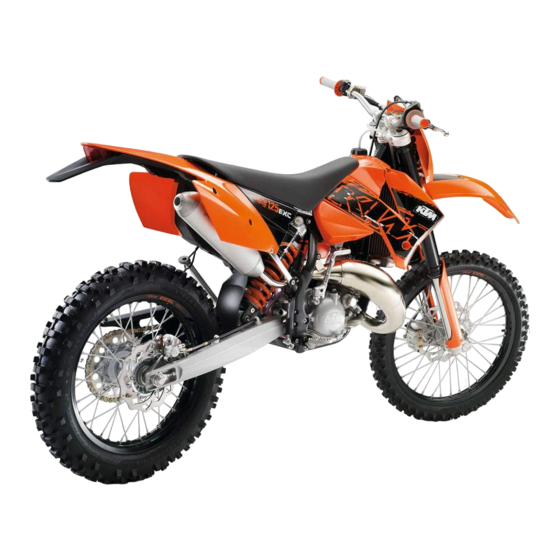 KTM 125 SX Owner's Manual
