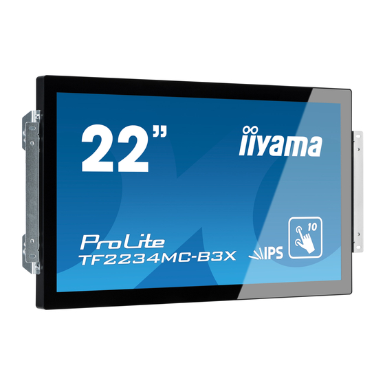 Iiyama ProLite TF2234MC-B3X Manuals