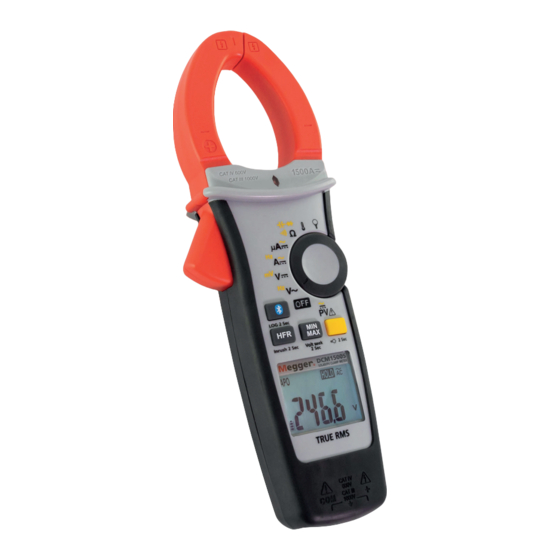 Megger DCM1500S User Manual