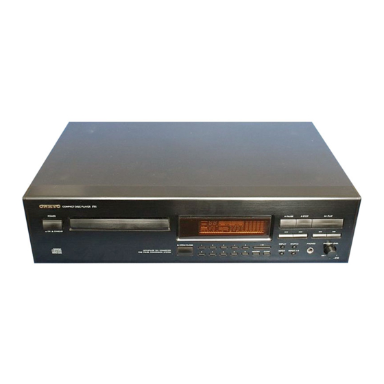 Onkyo DX-7210 Instruction Manual